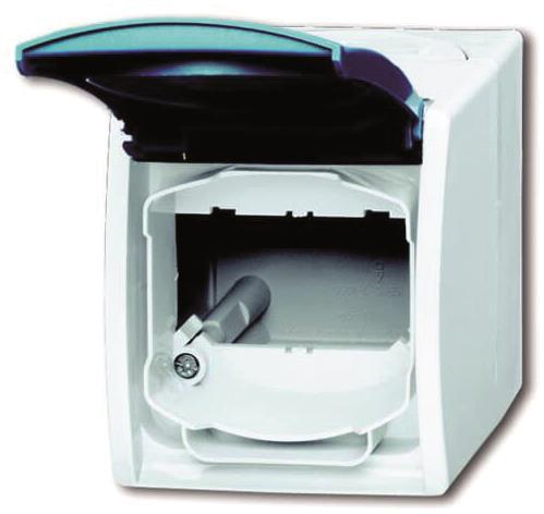 BJ APWG ocean Gehäuse          1758WN-53   für Daten-KS grau/ blaugrün