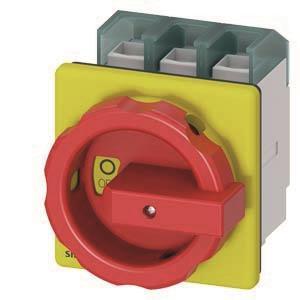 Siemens 3LD27040TK53 Not-Ausschalter 3p  100A 400V 37kW Frontbef. 4lochbef.