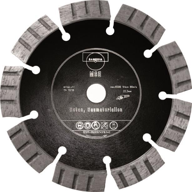 Samedia TECHNIC MSE 230x22,23 Eco        Diamant-Trennscheibe Universal 310021