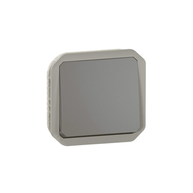 Legrand 069841L Plexo New Einsatz IP44   Taster anthrazit f. Einbau in Gehäuse