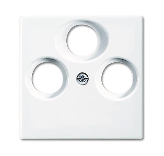BJ balance SI Koax-Abdeckung 1743-03-914   3Loch alpinweiss