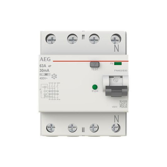 AEG FI-Schutzschalter Typ B    FN463/B30 4x63A/0,03   Allstromsensitiv