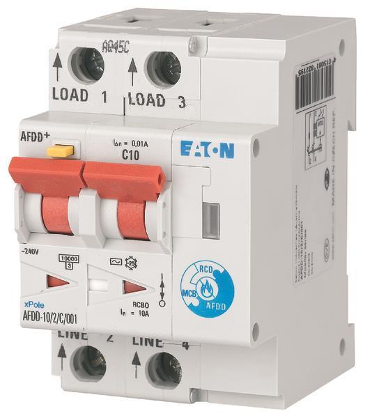 EATON AFDD-10/2/B/003-A           187168 Brandschutz-schalter 2pol B10A 30mA Typ