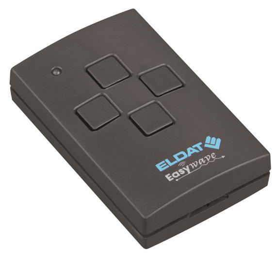 ELDAT Minihandsender    RT30E5004-01-22K 4-Kanal tiefschwarz RAL9005