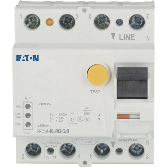EATON FRCDM-40/4/03-G/B digit.    167897 Allstrom FI-Schalter 40A 4p 300mA Typ B