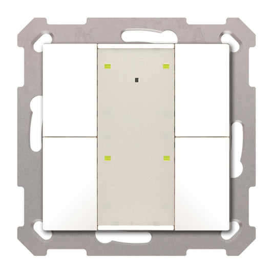 MDT BE-TA55P4.G2 Taster Plus 55 Plus 4-f Reinweiß glänzend