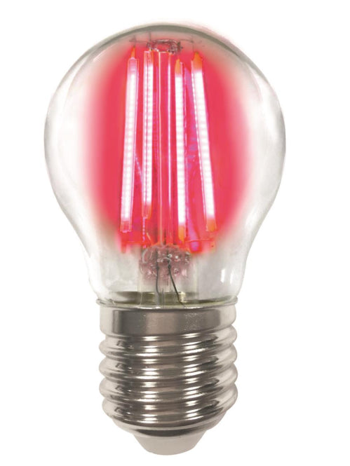 LIGHTME LED-Tropfenlampe 4W rot  LM85314        Filament P45 E27 15000h