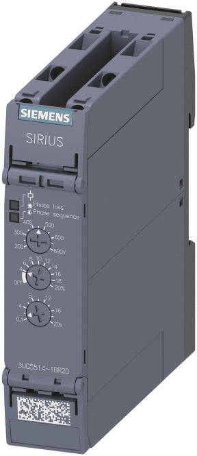 Siemens Netzüberwach-      3UG5514-1BR20 ungsrelais, analog, Phasenausfall