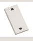 ELDAT Wippe AUF/ZU +   RTS23-ACC-03-02P2 STOPP Format 55 weiß f.Wandsender RTS23
