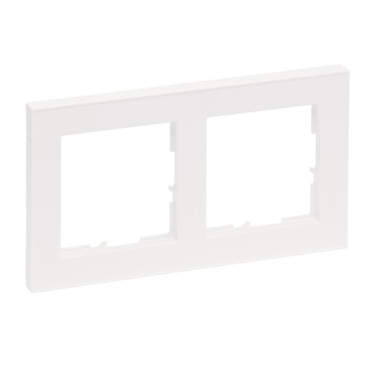 Legrand 765182 SEANO+2-fach Rahmen in    der Farbausführung Ultraweiß