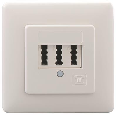 RB Anschl.- TAE 3x6 NFN-UP rw              Dose reinweiss 102 102 04