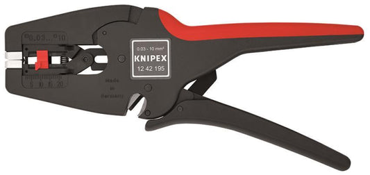 Knipex Abisolierzange MultiStrip 1242195 selbsteinstellend 0,03-10,0mm²     195mm