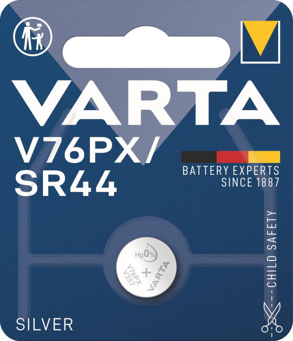 VARTA Electronic Silber            V76PX 1,55V 145mAh 04075101401 *Blister a 1 St
