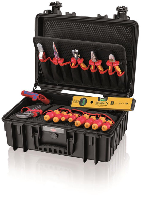 Knipex Werkzeugkoffer Robust23 Start     Elektro 002134HLS2              bestückt