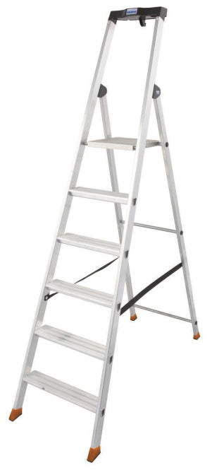 Krause Stufenstehleiter 6 Stufen               MONTO Solido               126658