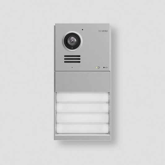 Siedle Door Video-Türstation      IQDM-0 Mattchrom m.4/6Ruftasten Aufputzmontage