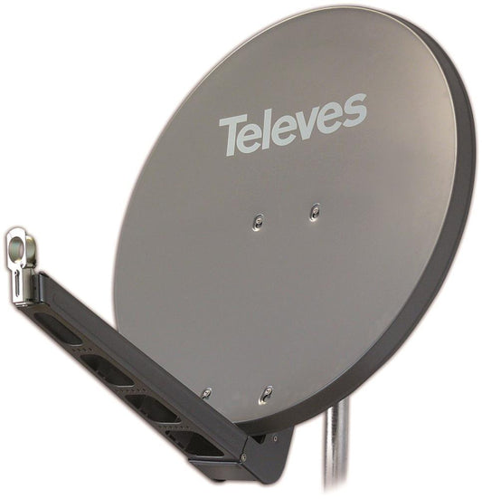 Televes SAT-Spiegel graphit     S85QSD-G OSD-Line BxH85x95cm Feedarm klappbar