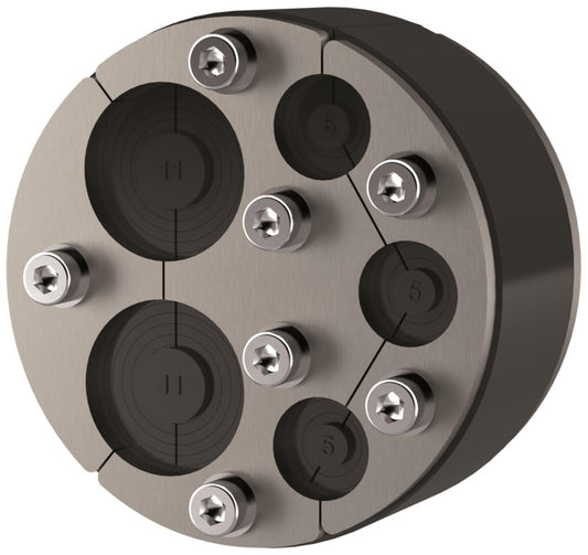 HAUF Ringraumdichtung für 5 Kabel            HRD 100-SG-2/8-30- 3/4-16,5