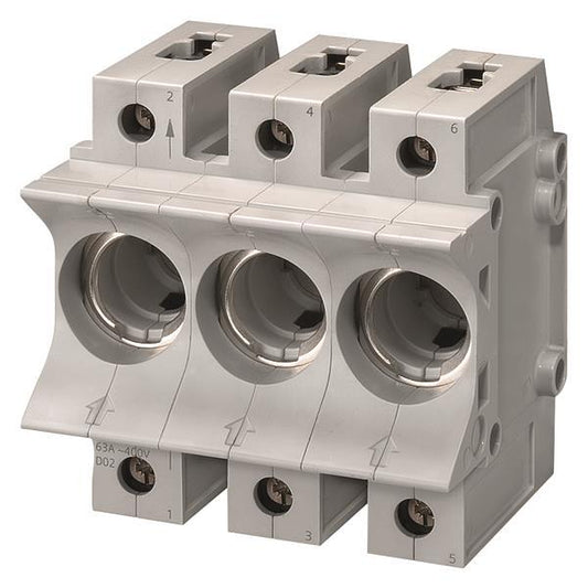 Siemens 5SG5701 NEOZED-Sicherungssockel  Gr.D02 3p berührungsgeschützt (BGV A2)