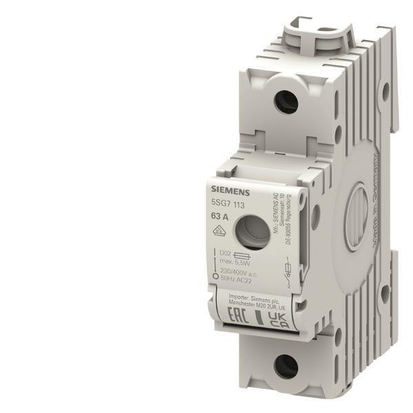 Siemens 5SG7113 MINIZED-Lasttrennschalt. f.NEOZED-Sicherungseinsätze D02 1p