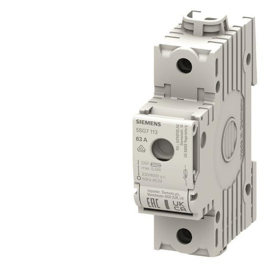 Siemens 5SG7113 MINIZED-Lasttrennschalt. f.NEOZED-Sicherungseinsätze D02 1p