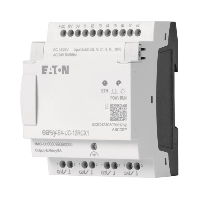 EATON EASY-E4-UC-12RCX1           197212 Steuerrelais 12/24VDC 24VAC 8DE davon