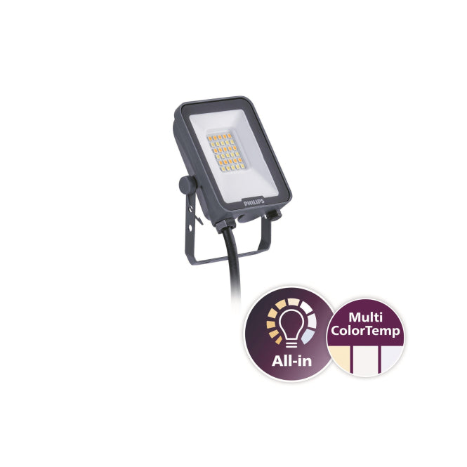 PHIL LED-Strahler Ledinaire IP65 grau    20W 2400lm 3000/4000/6500K symmetrisch