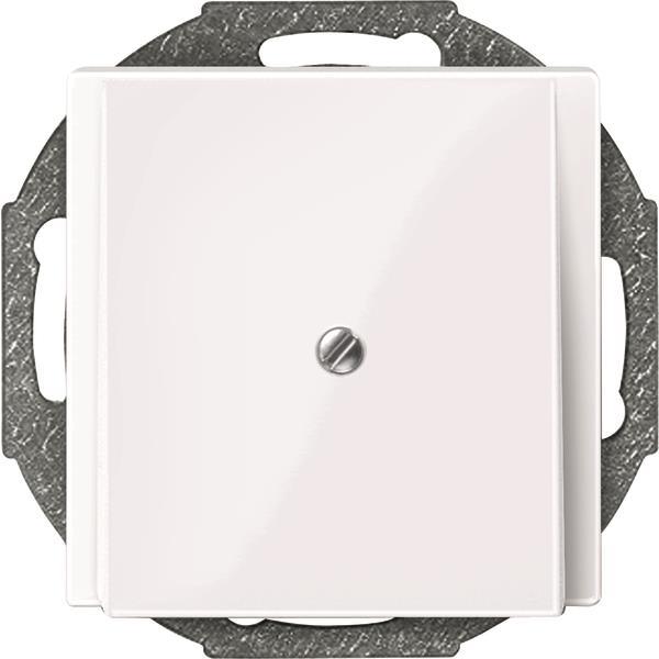 Merten Zentralplatte Leitungs-    296325 auslass aktivweiß glänzend System M