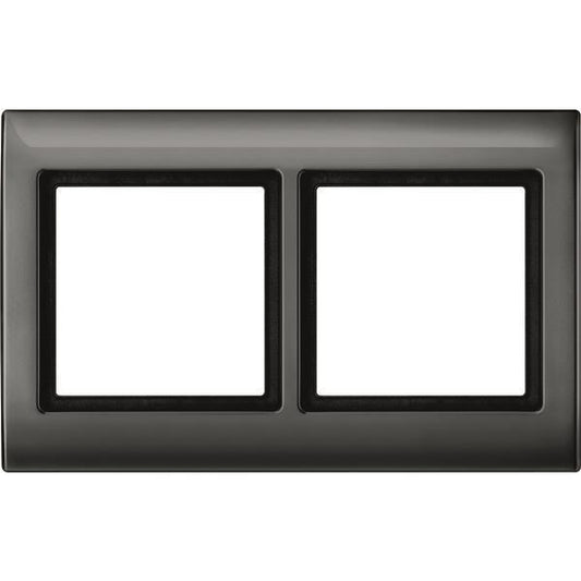 Merten AQUADESIGN-Rahmen 2fach    400214 anthrazit