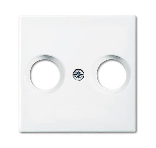 BJ balance SI Koax Abdeckung    2531-914   2Loch alpinweiß