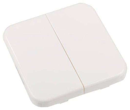 ELDAT 2 Tasten Ein/Aus  RTS33-ACC-01-07P elfenbeinweiss f.Wandtaster RTS33