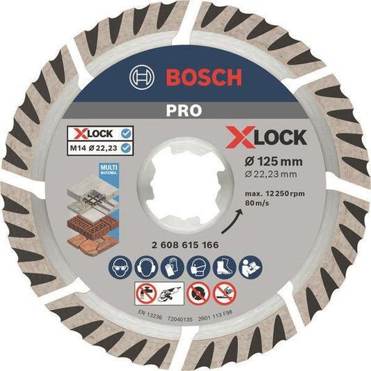 Bosch X-LOCK Diamant-Trennscheibe 125mm  Standard for Universal        2608615166
