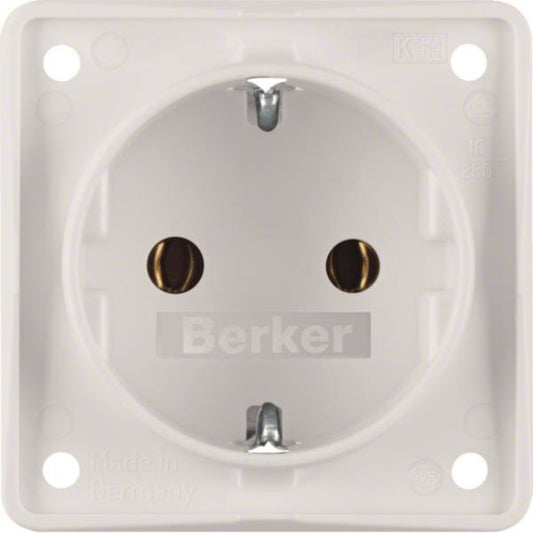 BER B.Mobil Schuko Kombi mit  0947782502    Steckklemmen polarweiss matt