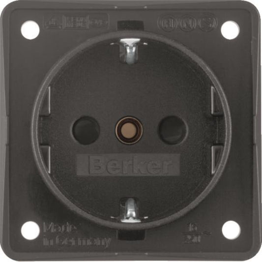 BER Schuko-Steckdose          0941952505 B.MOBIL anthrazit 16A mit KiSi