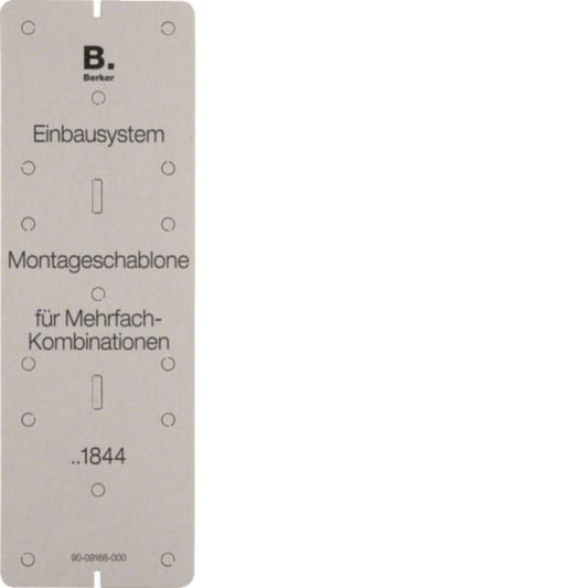 BER B.Mobil Montageschablone      091844    grau (Karton)