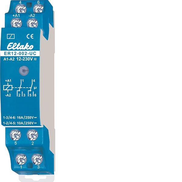 Eltako ER12-002-UC Schalt-/Steuerrelais  (V) 2We potenzialfrei 16A       22002601