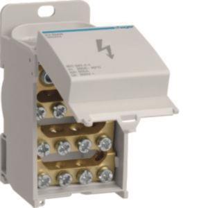 Hager Verteilerblock 250A 1polig  KJ02AN 1x35-120/1x1,5-50/4x1,5-16/8x2,5-25qmm
