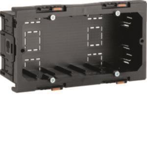 Hager Geräteeinbaudose 2fach       G2860 Energie f.BR frontrastend f.Schalterpr.