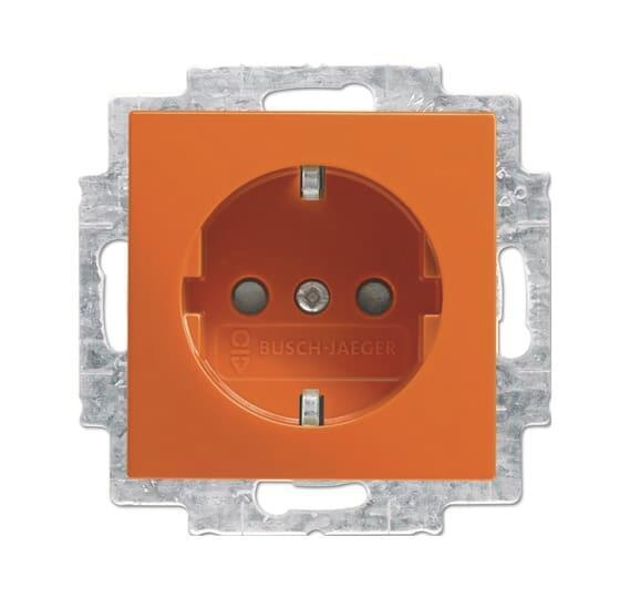 BJ balance SI Steckdosen- 20 EUCB-14-914 Einsatz mit erh. Ber.-sch. / orange