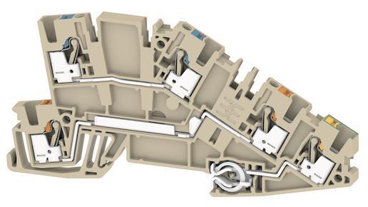 Weidmüller AITB 2.5 N-L-PE               Installationsreihenklemme 2669020000