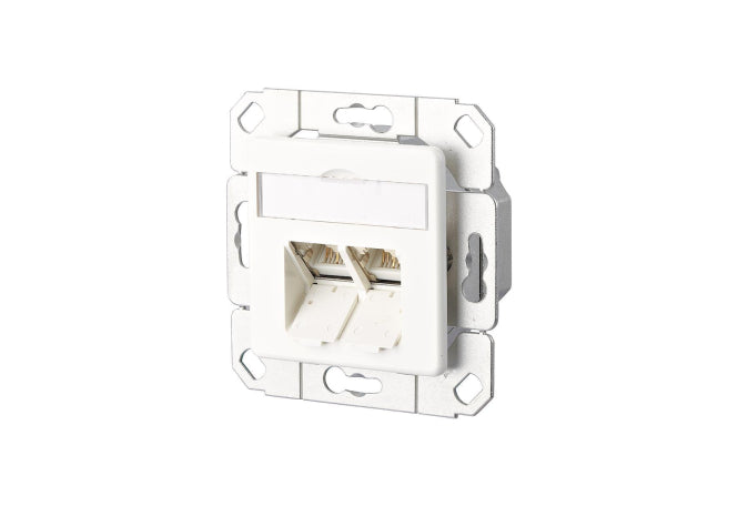 Metz Dat-Dose E-Dat C6 8/8(8)UPK rw Cat6    RAL 9010              1307381102-I