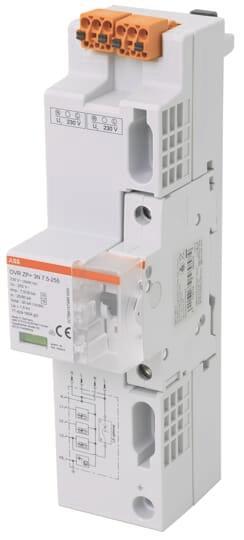 ABB Überspannungschutz Kombiableiter     TYP1/2 OVR ZP+ 3N 7.5-255 MCB6 TT/TNS