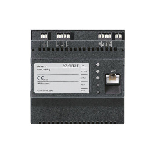 Siedle Smart Gateway Schnitt-   SG 150-0 stelle In-Home-Bus und IP-Netzw.