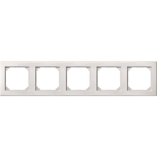 Merten M-SMART-Rahmen 5fach       484519 polarweiß