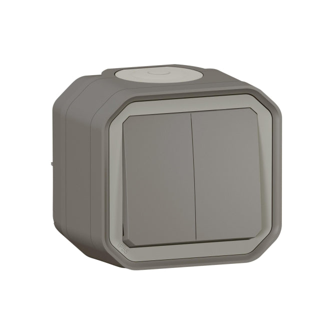 Legrand 069775L Plexo New FRAP           Doppelwechselschalter anthrazit 10A