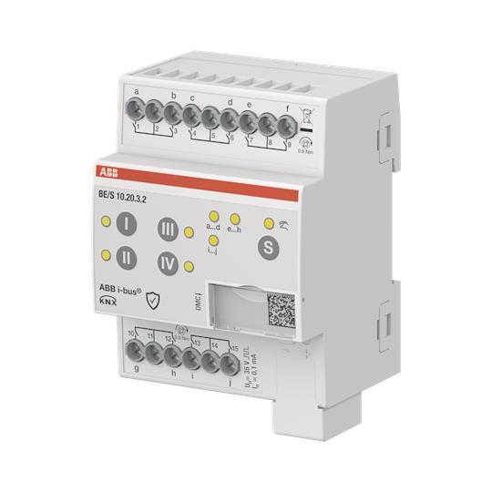 ABB Binäreingang 10fach    BE/S10.20.3.2 Kontaktabfrage manuelle 2CDG110277R0011