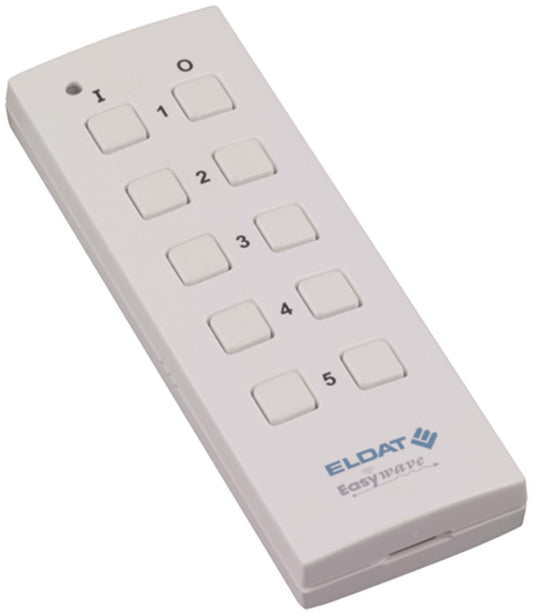ELDAT Handsender       RT34-5005-01-02K  5-Kanal, signalweiss RAL9003