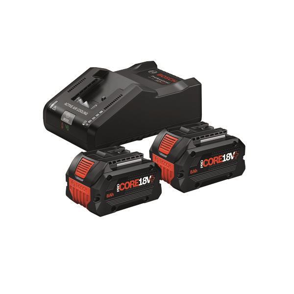 Bosch Starter-Set ProCORE18V+ 8,0Ah           2xPC18V+8.0 + GAL18V160 1600A02X03