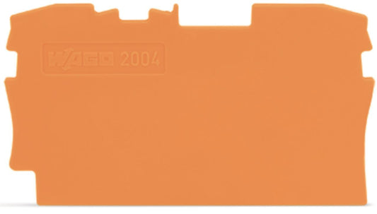 WAGO 2004-1292 Abschluss-und             Zwischenplatte,1 mm dick,orange