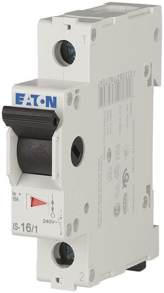 EATON IS-16/1 Hauptschalter 1p    276254 240V 16A 276254